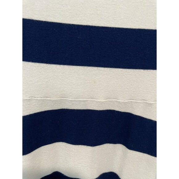 Tommy Hilfiger Girls Blue Striped Fit Flare Midi Dress Size L 12/14 Flaw - Picture 5 of 7